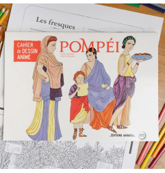 Cahier de dessin à animer Pompéï EDITIONS ANIMEES