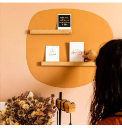 Etagère murale magnétique en bois FERFLEX, 45 cm