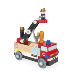 Camion de pompiers Brico'Kids JANOD