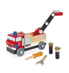 Camion de pompiers Brico'Kids JANOD
