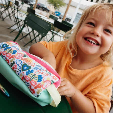 Trousse Happiness HELLO HOSSY, double compartiment