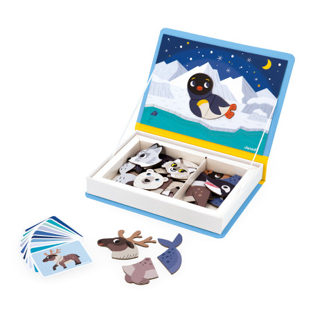 Jeu éducatif Magnéti'Book Animaux Polaires JANOD