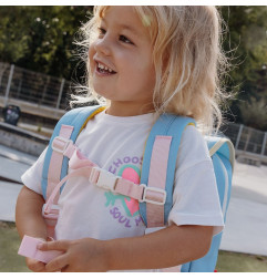 Sac à dos Mini Sky Blue HELLO HOSSY, maternelle