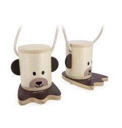 Petites échasses en bois Petit Ours JANOD