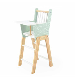 Chaise haute pour poupée JANOD