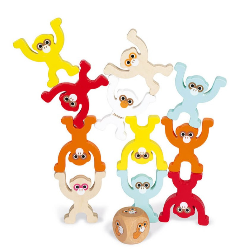 Jeu d'adresse Monkey Pyramid JANOD