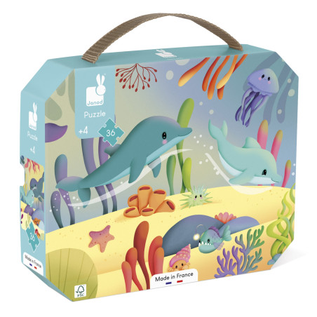 Puzzle frise Les Animaux Marins JANOD, dès 4 ans