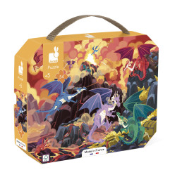 Puzzle Terre de Dragons JANOD, dès 5 ans