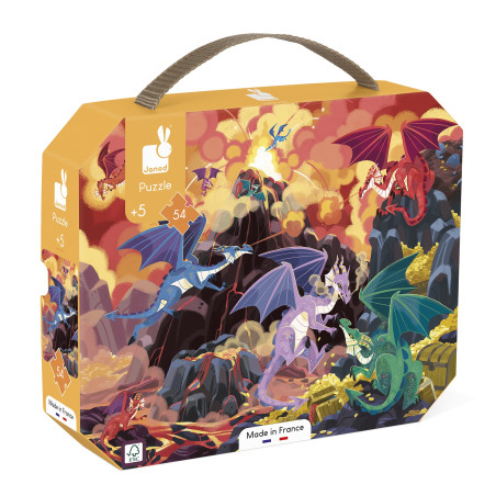 Puzzle Terre de Dragons JANOD, dès 5 ans