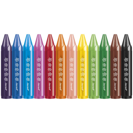 Crayons de Cire x 12 JANOD