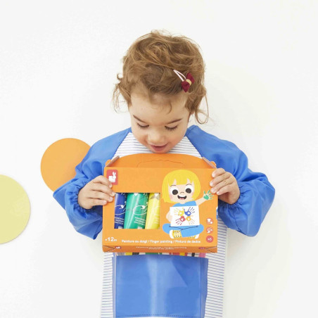 Tubes de Peinture au Doigt x 5 JANOD