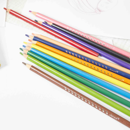 Crayons de Couleur x 12 JANOD