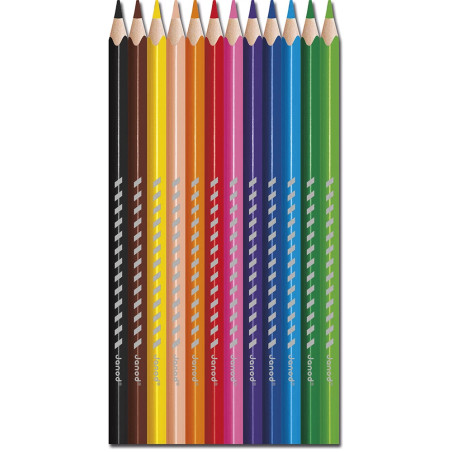 Crayons de Couleur x 12 JANOD