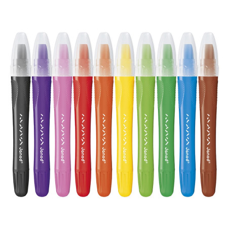 Crayons Gel x 10 JANOD