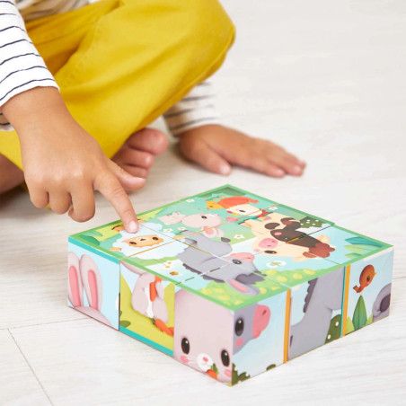 Cubes Animaux de la Ferme JANOD