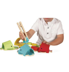 Jeu de Tri des Couleurs Baleines JANOD