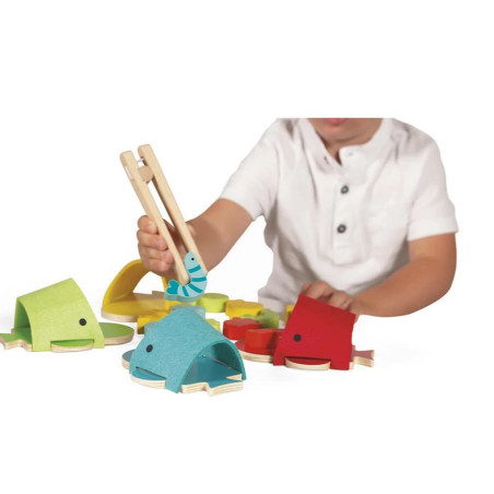 Jeu de Tri des Couleurs Baleines JANOD