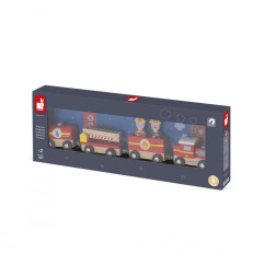 Train de Pompiers Story JANOD