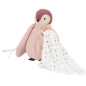 Peluche à bisous Manchot Rose KALOO