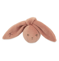 Balle hochet Lapin KALOO, terracotta