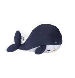 Peluche bouillotte chaud et froid Baleine KALOO, 17 cm