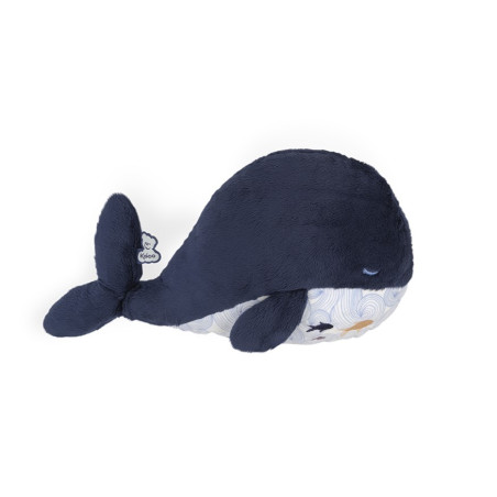 Peluche bouillotte chaud et froid Baleine KALOO, 17 cm