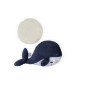 Peluche bouillotte chaud et froid Baleine KALOO, 17 cm