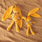 Pantin Lapin Ocre KALOO, 25 cm