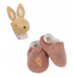 Coffret bracelet et chaussons sonores KALOO, Lapin