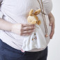 Coffret bola de grossesse et doudou Lapin KALOO