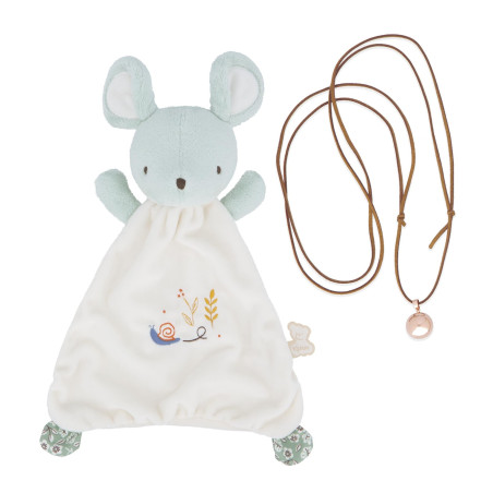 Coffret bola de grossesse et doudou Souris KALOO