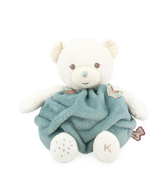 Doudou Bulle d'Amour Ours Vert KALOO, 30 cm
