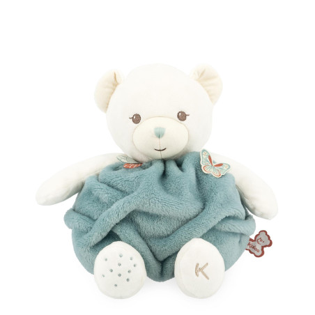 Doudou Bulle d'Amour Ours Vert KALOO, 30 cm