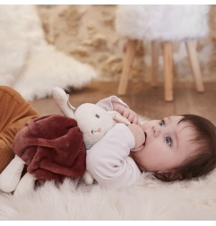 Doudou Bulle d'Amour Lapin Canelle KALOO, 23 cm