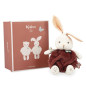 Doudou Bulle d'Amour Lapin Canelle KALOO, 23 cm