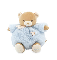 Peluche Patapouf Ours Bleu KALOO, 25 cm