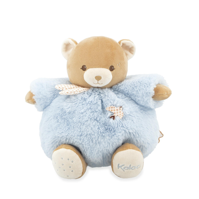 Peluche Patapouf Ours Bleu KALOO, 25 cm