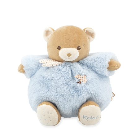 Peluche Patapouf Ours Bleu KALOO, 25 cm