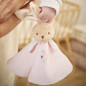 Doudou plat Lapin Rose KALOO