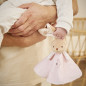Doudou plat Lapin Rose KALOO