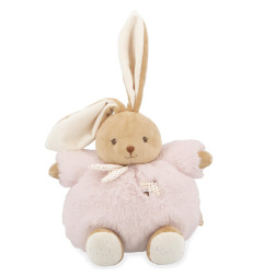 Peluche Patapouf Lapin Rose KALOO, 25 cm