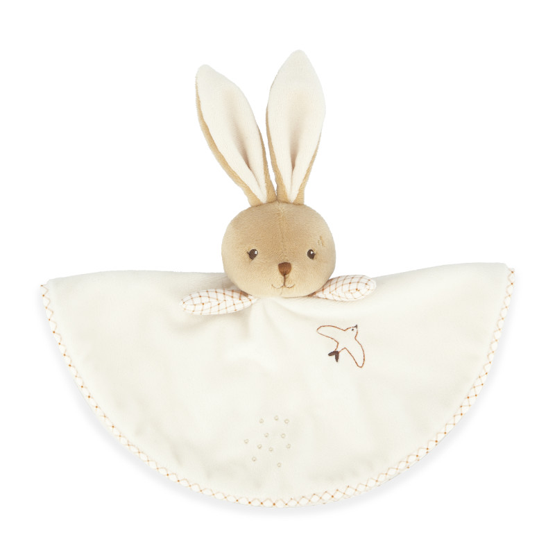 Doudou plat Lapin Crème KALOO