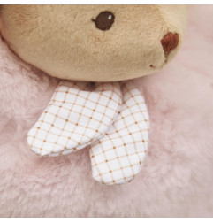 Peluche Patapouf Lapin Rose KALOO, 25 cm