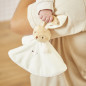 Doudou plat Lapin Crème KALOO