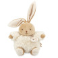 Peluche musicale Patapouf Lapin Crème KALOO, 17 cm