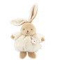 Peluche musicale Patapouf Lapin Crème KALOO, 17 cm