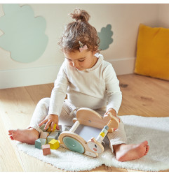 Chariot de cubes Escargot JANOD