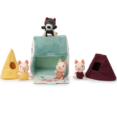 Maison du Loup et des 3 Petits Cochons LILLIPUTIENS