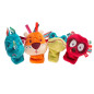 Lot de 4 marionnettes à doigts Jungle LILLIPUTIENS