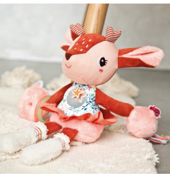 Peluche hochet multi-activités Stella LILLIPUTIENS